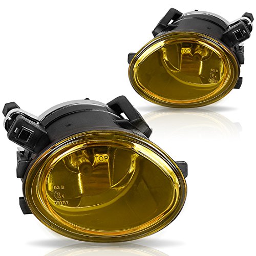 AUTOSAVER88 Fog Lights Compatible with 2001 2002 2003 2004 2005 BMW E46 M3 2000 2001 2002 2003 M3 M5 with Sport Package Only fit the ZHP or M-Tech Package Fog Light Replacement Yellow Lens