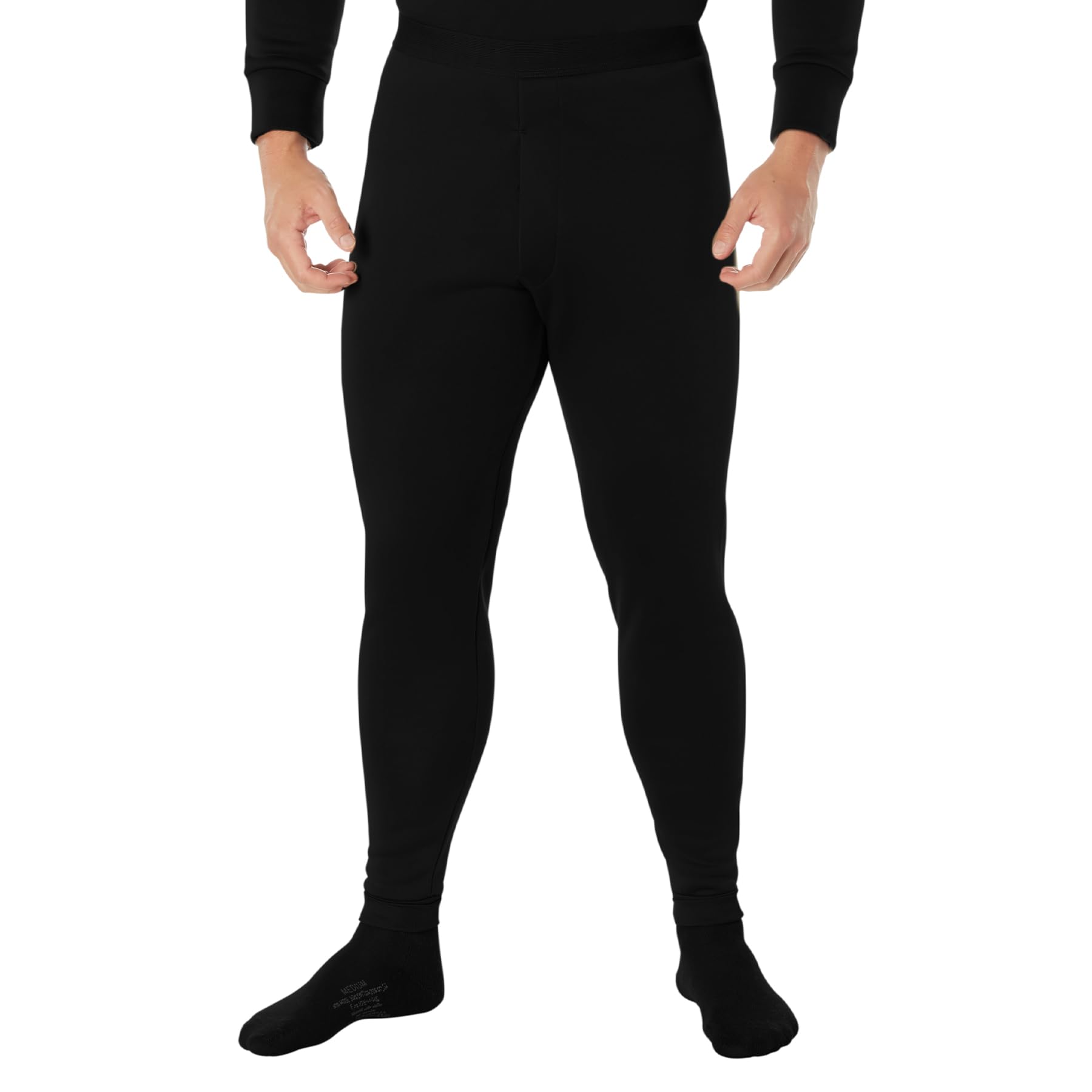 Rothco Men's Black 6209 G.i. Extreme Cold Weather Polypropylene Underwear (4 Xl, Bottoms)