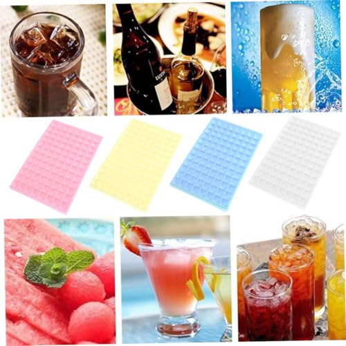 Bandeja de hielo mini 96 cubos de silicona y plástico miniatura 4