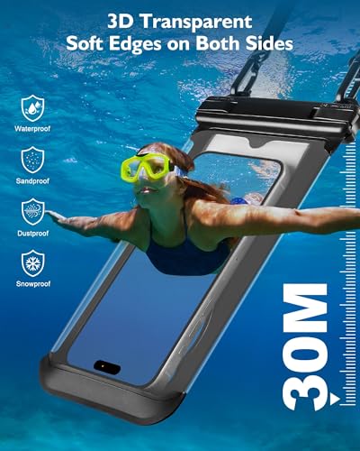 Sac flottant avec cordon étanche IPX8 compatible Samsung et Google