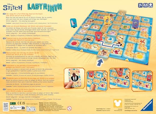 Ravensburger 24943 - Stitch Labyrinth - Der Spieleklassiker für 2-4 Spieler ab 7 Jahren mit dem liebenswertesten außerirdischen Haustier der Disney-Welt – Bild 7
