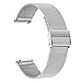 Produktbild LRJBFC Armband Armband for Realme Watch 2/2 Pro Smart Watch 22mm Armband Edelstahl for Realme Watch S/Pro Milanese Strap (Color : Silver, Size : 16mm)