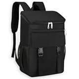 Cooler Backpack&comma; 30 Cans Backpack Coolers Insulated Leak Proof for Men Women&comma; Ice Chest Beach Cooler Bag&comma; Portable Lunch Backpack for Camping Hiking Picnic Travel