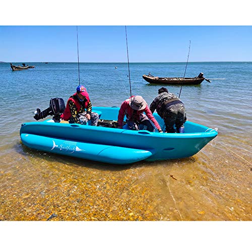 Generic Inflatable Heavy Duty 0.9Mm Pvc Drop Stitch 14 Ft Large Fishing Motor Speed Raft Boat #TOP1