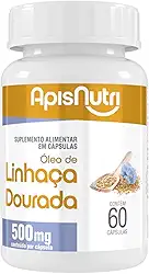Apisnutri Óleo De Linhaça 500Mg (60Caps)