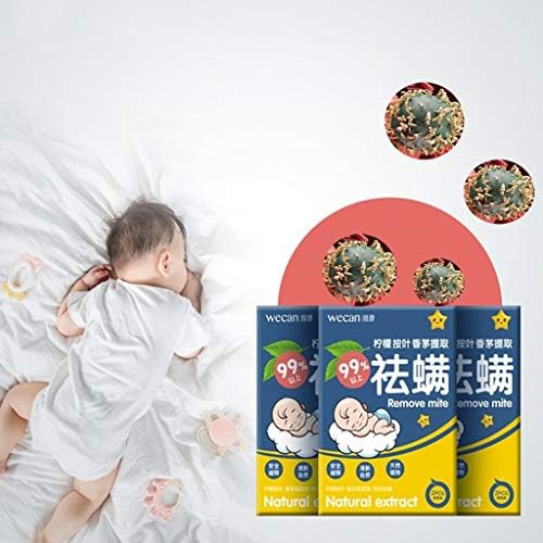 2 Pcs Natural Mite Killer Pad for Mites Clean,Natural Anti-Mite Plant Extract Non-Toxic Safe for Kids Bedroom