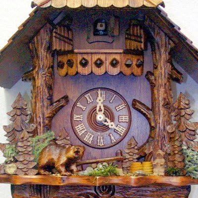 Cuckoo Clock Trunk, Bear, Marmot