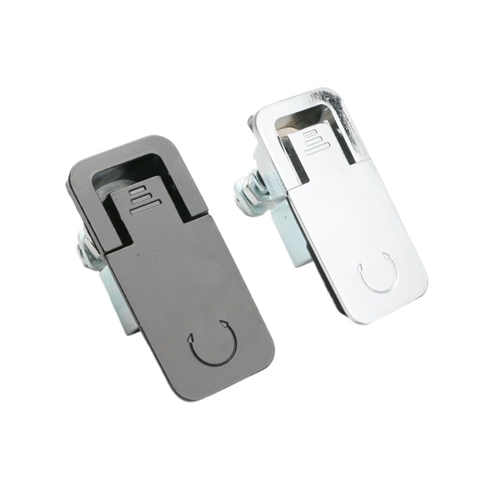 Iykqhwupyp Ms726-2-2 Cabinet Lock Ms726-2 Flat Distribution Box Appliance Door Adjustable Compression Black 1Pcs(Ms726-2-2)