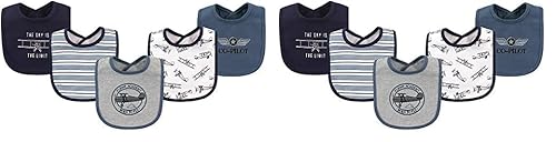 Miniatura 39 de Hudson Baby - Baberos unisex de algodón para bebés, Caballeros, talla única