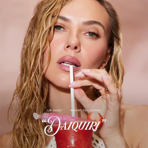 Image of The Outset Lip Oasis Hydrating Lip Balm, Glossy Moisturizing Lip Treatment for Dry, Sensitive Lips, Clean, Vegan & Gluten-Free, Daiquiri, 0.3 oz