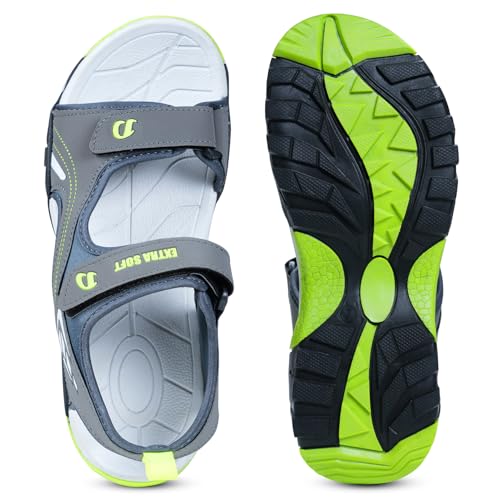 Image of DOCTOR EXTRA SOFT Men's Classic Athletic & Outdoor Casual Sandals /Floaters with Adjustable Cushion Strap for Adult | Comfortable & LightWeight |Stylish & Anti-Skid |Everyday Use for Gents & Boys D-304