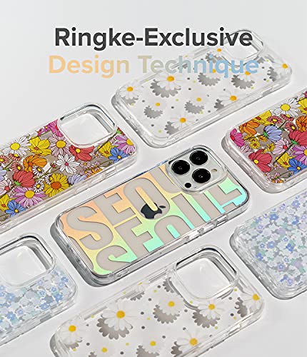 Image of Ringke Fusion Design Compatible with iPhone 13 Pro Max Case Back Cover Hard Graphic PC Back TPU Bumper Scratch Resistant Natural Form iPhone 13 Pro Max Back Cover Case - Seoul