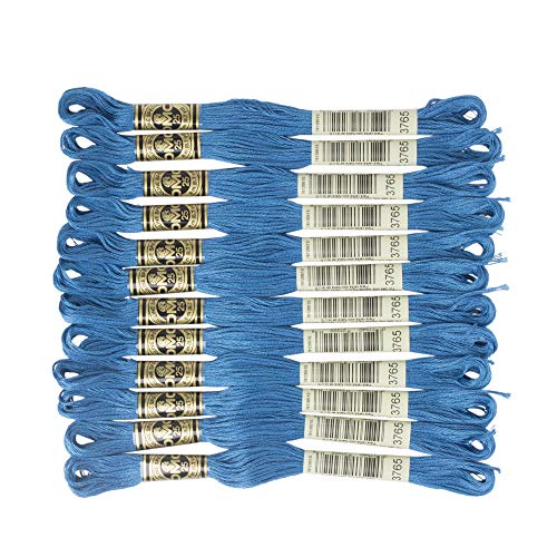 Image of DMC 6-Strand Embroidery Cotton Floss, Very Dark Peacock Blue