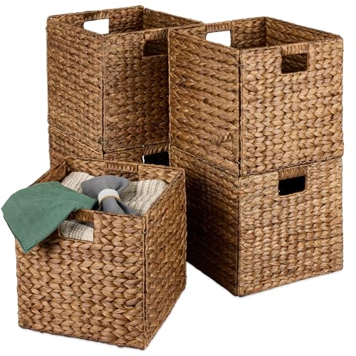 Best Choice Products 13x13in Pack of 5 Cube Storage Baskets,