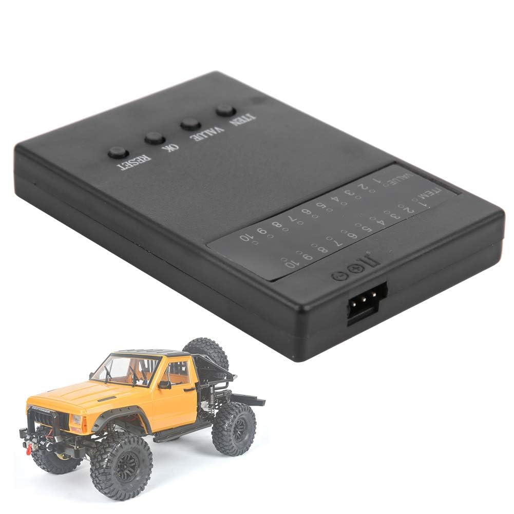 Karta programowania VGEBY RC Brushless Esc, mocne akcesorium poprawiające wydajność dla modelu samochodu RC 1/10 Brushless Esc Karta programowania modelu samochodu zabawka