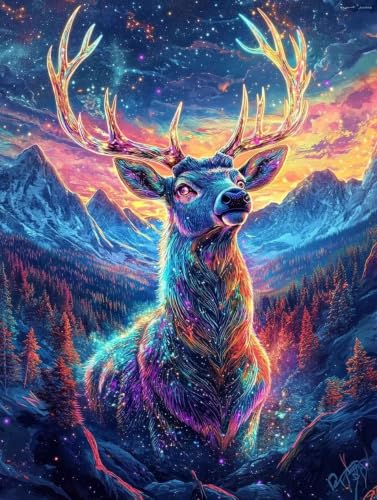 Pintura por números adultos para aprender a pintar con acrílicos sobre lienzo de 40x50 cm
