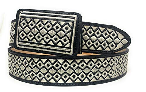 MENS WESTERN BELT. CINTO CHARRO BORDADO. CINTO VAQUERO PITIADO STYLE BELT