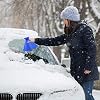 Magical Ice Scrapers for Car Windshield - 2 Pack Cone Magic Car Ice Scraper with Funnel, Round Snow Scraper