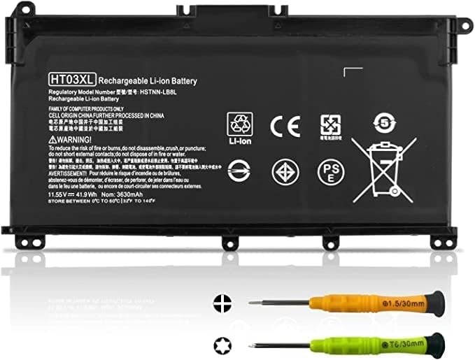 HT03XL HT03041XL L11119-855 Laptop Battery for HP Pavilion 15-CS 15-CW 15-DA 15-DB 15-DQ 15-DW 14-CE 14-CF 14-CK 14-CM 14-DH 14-DK 17-CA 17-BY HSTNN-UB7J HSTNN-DB8R HSTNN-DB8S L11421-2C2 L11421-54
