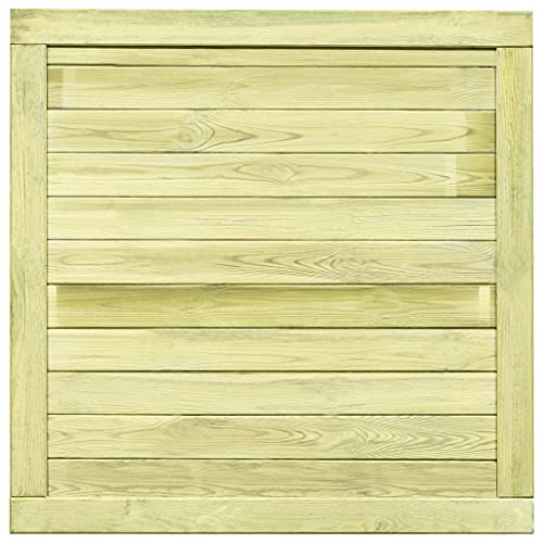 vidaXL Puerta Valla Madera Pino Impregnada 100x100 cm Cercado Varda Reja