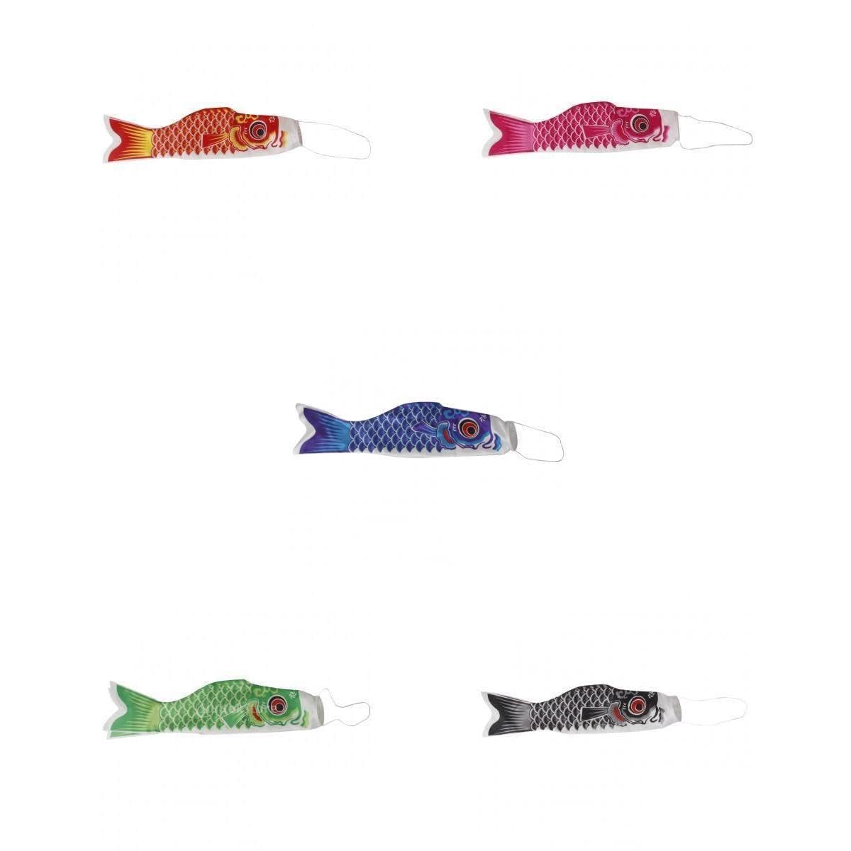 15pcs Japanese Carp Windsock Streamer Fish Nobori Koinobori 40cm-image-4