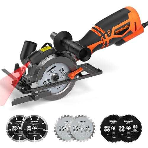 DOVAMAN 5.8A Circular Saw with Laser Guide