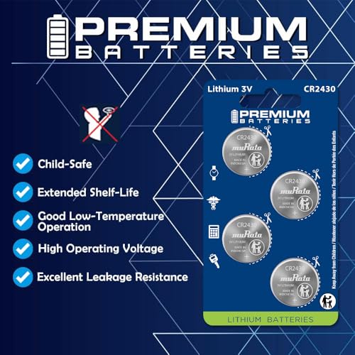 Pilas botón Premium BR1225 Litio 3V 24 unidades miniatura 6