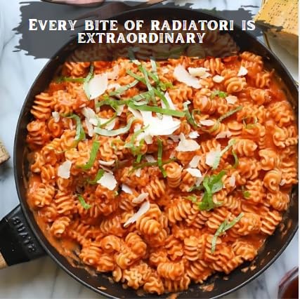 Jellybeans Foods Italian Radiatore Pasta - Radiatori Semolina Pasta - Radiatore Pasta Noodles - Pasta Radiatori - Gourmet Radiatore Italian Pasta (1 LB)