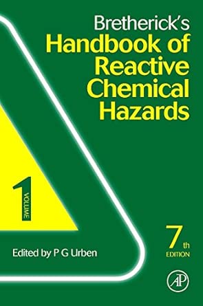 Bretherick's Handbook of Reactive Chemical Hazards 7th Edition book cover