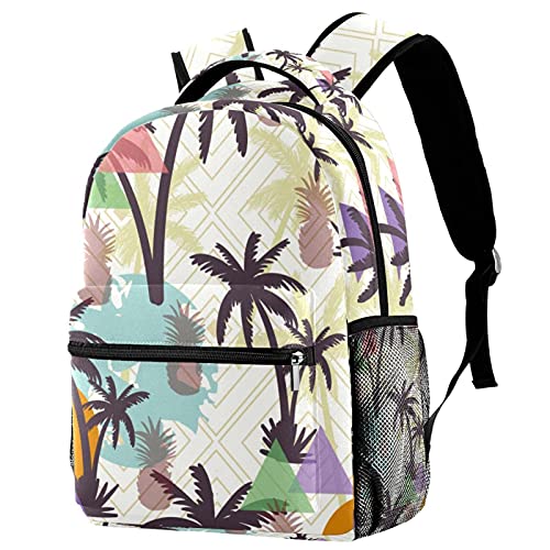 Sac à dos de voyage pour femme à motif jungle parfait pour les weekends et vacances
