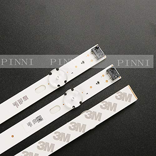 3 tiras LED de 83 cm para LG 43UK6300PLB 43UJ634V 43LJ61_FHD_L LC43490059A LC43490058A Innotek 17Y 43