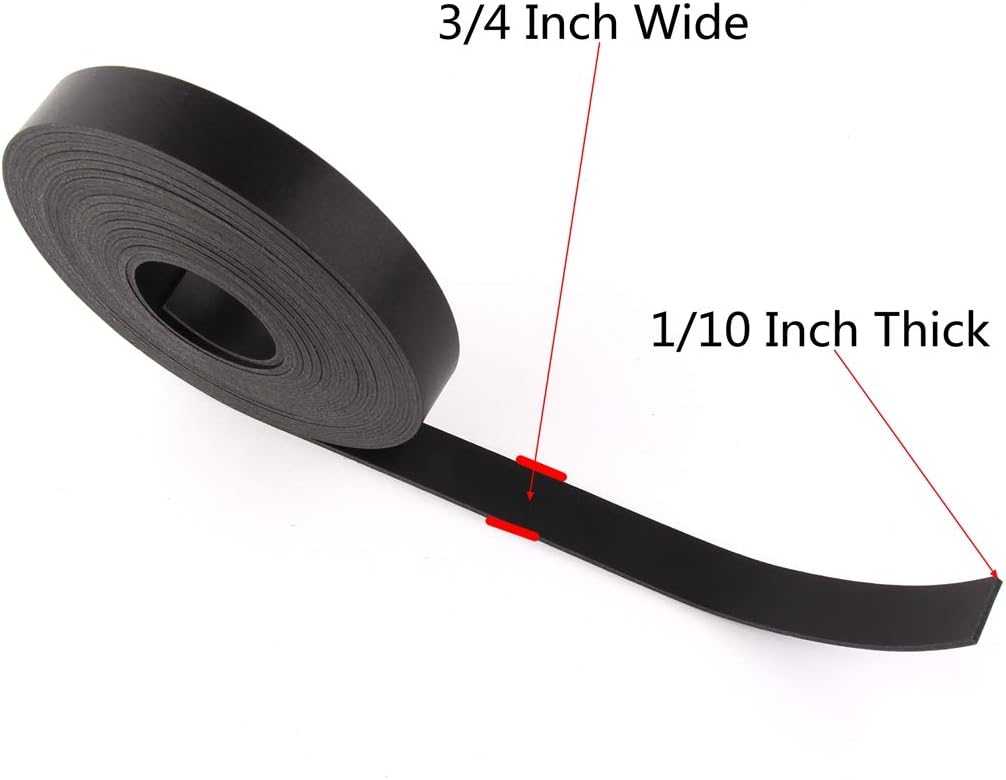 Double Sided Faux Leather Strips Leather Straps 3/4 Inch Wide and 5 Yards Long Black