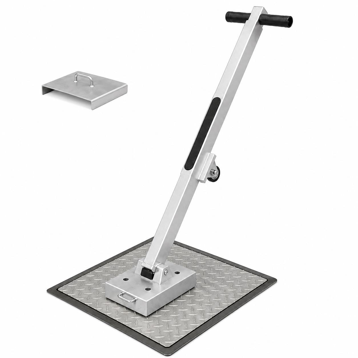Strumento Sollevamento Coperchio Botola,Sollevatore Telescopico Magnetico | Forza di trazione di 270 kg, design retrattile compatto, telaio in alluminio, coperchio settico, manutenzione commerciale