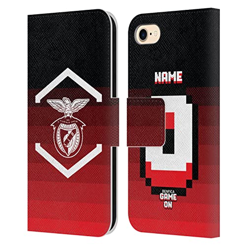 Coque en cuir Benfica personnalisée iPhone SE de haute finition style portefeuille