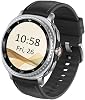 Samsung Galaxy Watch 8 Classic (Black, Bluetooth, 46 mm) with Hybrid Band, Smart Watch, Cushion Design, Rotating Bezel, Quick Button, 3 nm Processor, Heart Health, One UI 8 (Black)