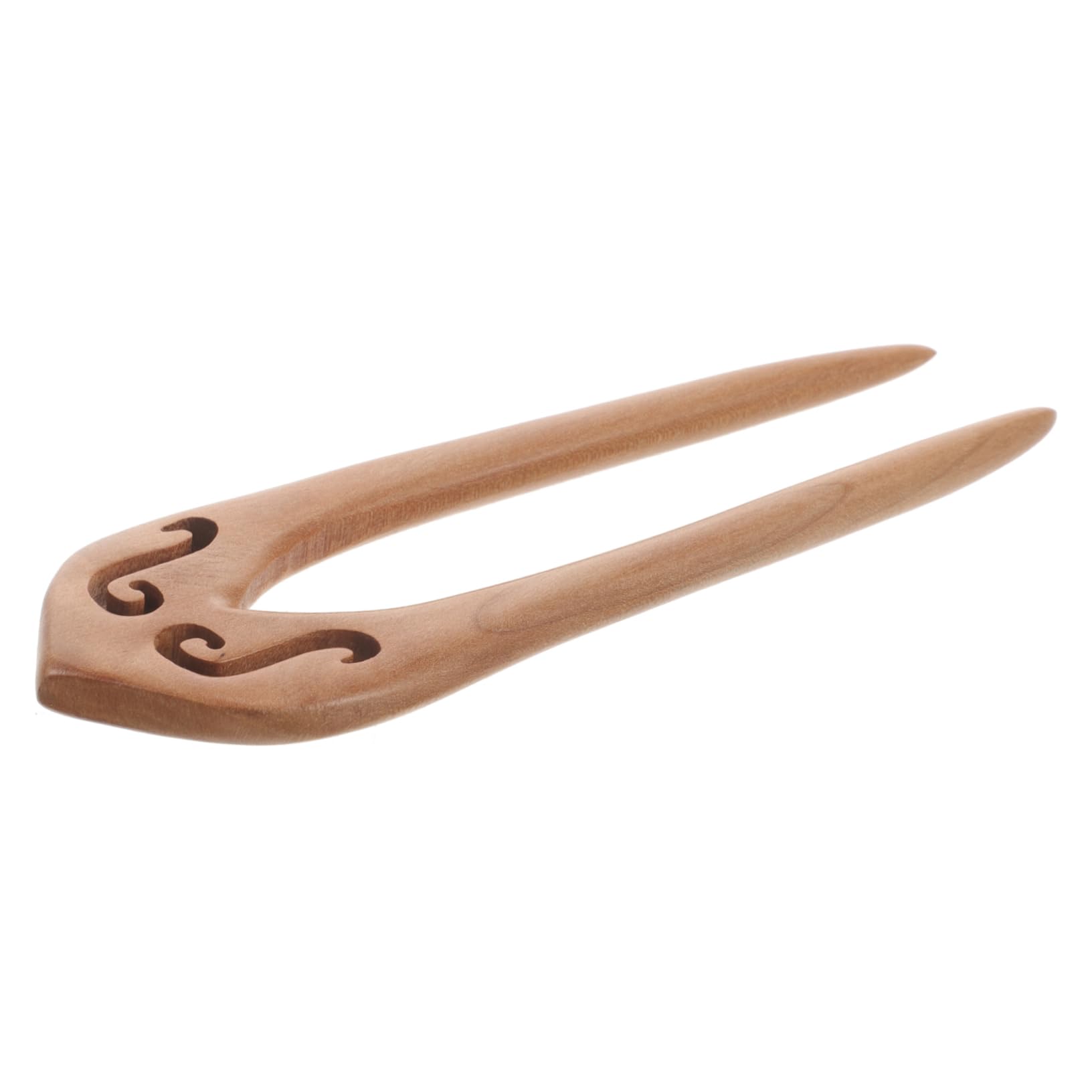 Didiseaon 5 Piezas De Madera De Melocotón Doble Horquilla Horquilla Para El Pelo Horquilla Para El Pelo Horquillas Para El Pelo De Madera Horquillas Para El Pelo Horquillas Para El