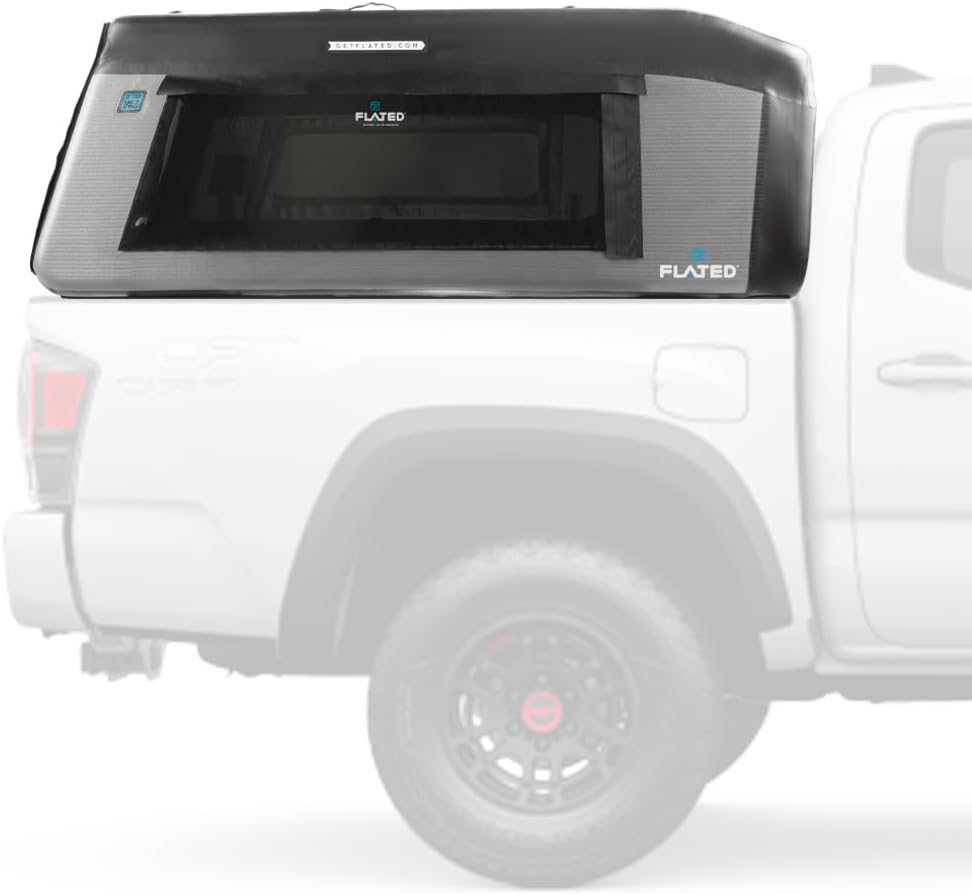 FLATED Air-Topper® MR50, an Inflatable Truck Cap Bed Cover for mid-Size Truck 5ft beds