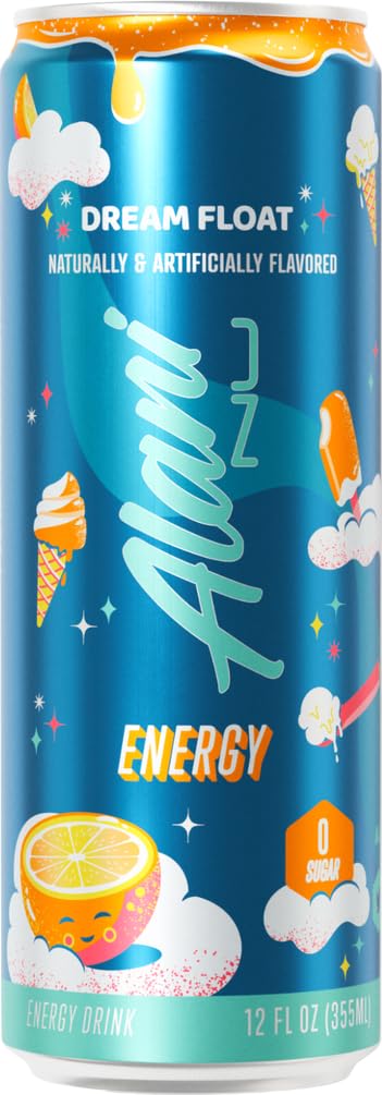 New Alani Sugar Free Energy Drinks Variety Pack, Low Calorie, 12 oz (8 Pack)