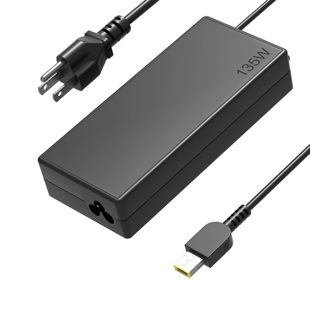 HSXIRQA135W Power Supply Adapter Compatible with Lenovo ThinkPad Universal Thunderbolt 4 3/USB C Smart Dock/Thunderbolt 3 Essential Dock/Hybrid USB-C with USB-A Dock/Ultra/Pro/Gen 2 Dock Cord