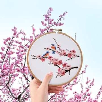 cherry blossom embroidery pattern