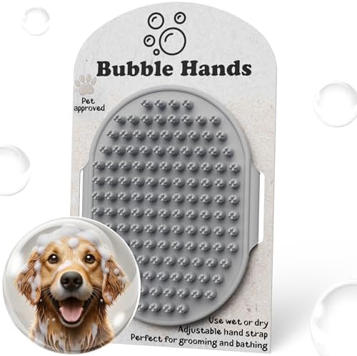 Brosse En Silicone Pour Chien Et Chat - Enlève Les Poils Facilement - Couleur Verte - 26,5 Cm