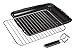 Produktbild Invero® Anpassbare Ofengitter, Edelstahl, für Backofen, Grill, Kochen 387mm x 300mm