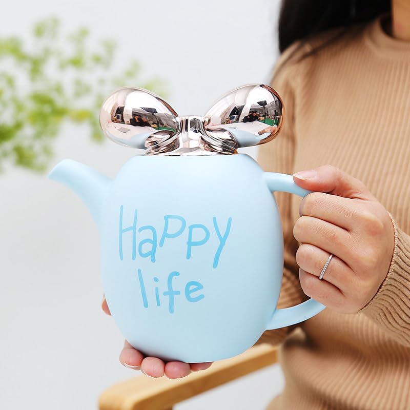 Karafka na wodę śliczne serce kreatywny ceramiczny zestaw wody zestaw do herbaty salon kubek na wodę kubek do kawy kubek do herbaty odporny na ciepło zestaw kubków do użytku domowego dzbanki wodne