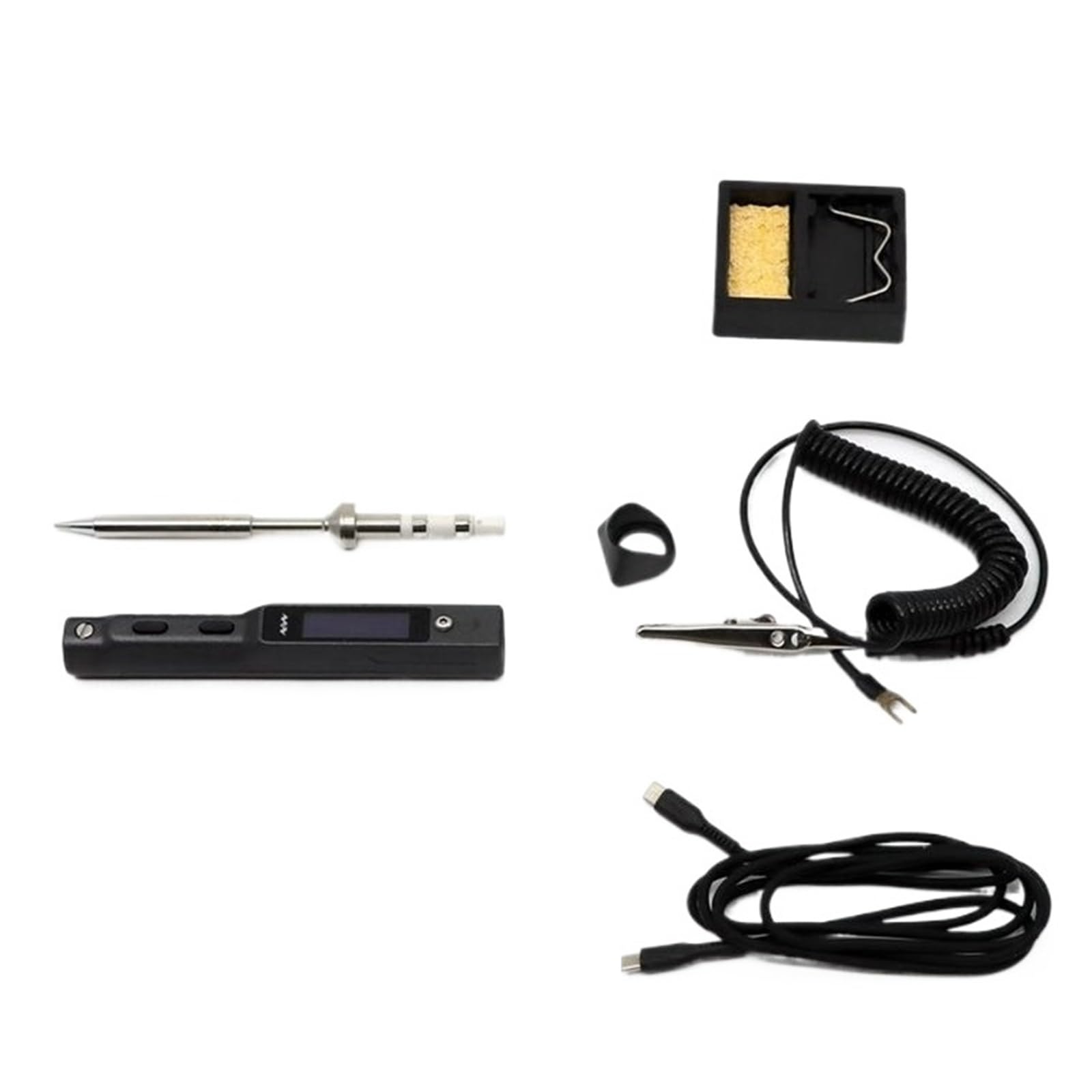 Soldador Eléctrico Con Temperatura Ajustable, Estación De Soldadura Digital Portátil USB 65 W, Mini Calentamiento Preciso(TS-I Tip)