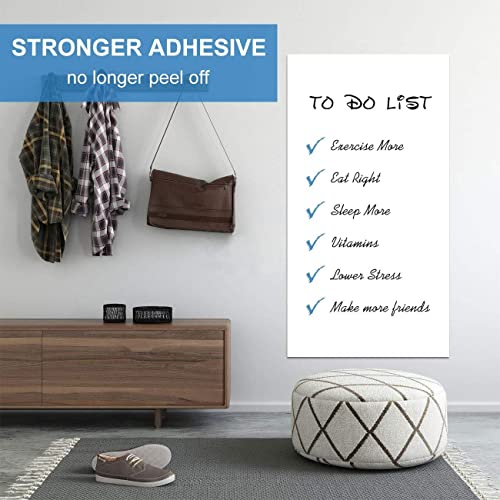 White Board Wallpaper, White Board Roll, Stick On White Boards For Wall, 1.44X11Ft Peel And Stick Dry Erase Roll, Stain-Proof, Super Sticky Whiteboard Sticker Wall Decal For Wall/Table/Door,3 Markers #TOP2