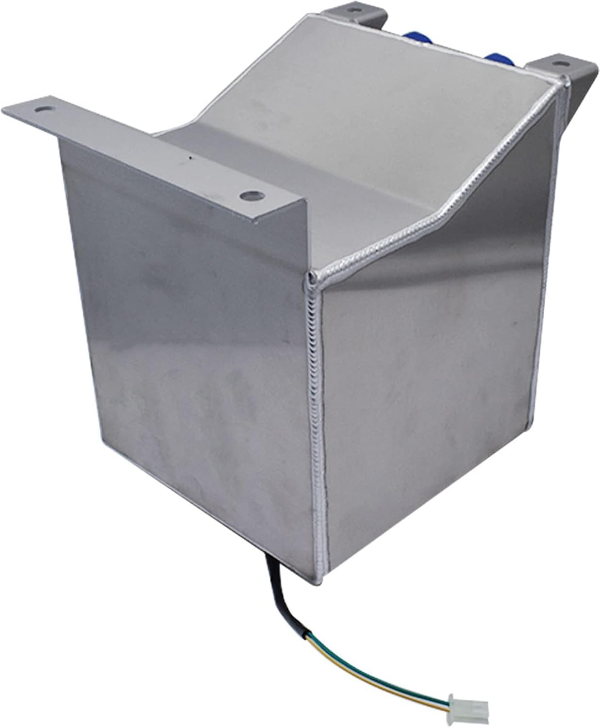 Fuel Cell Tank Aluminum Polished Universal 2.5 Gallon 9.5L with Level Sender