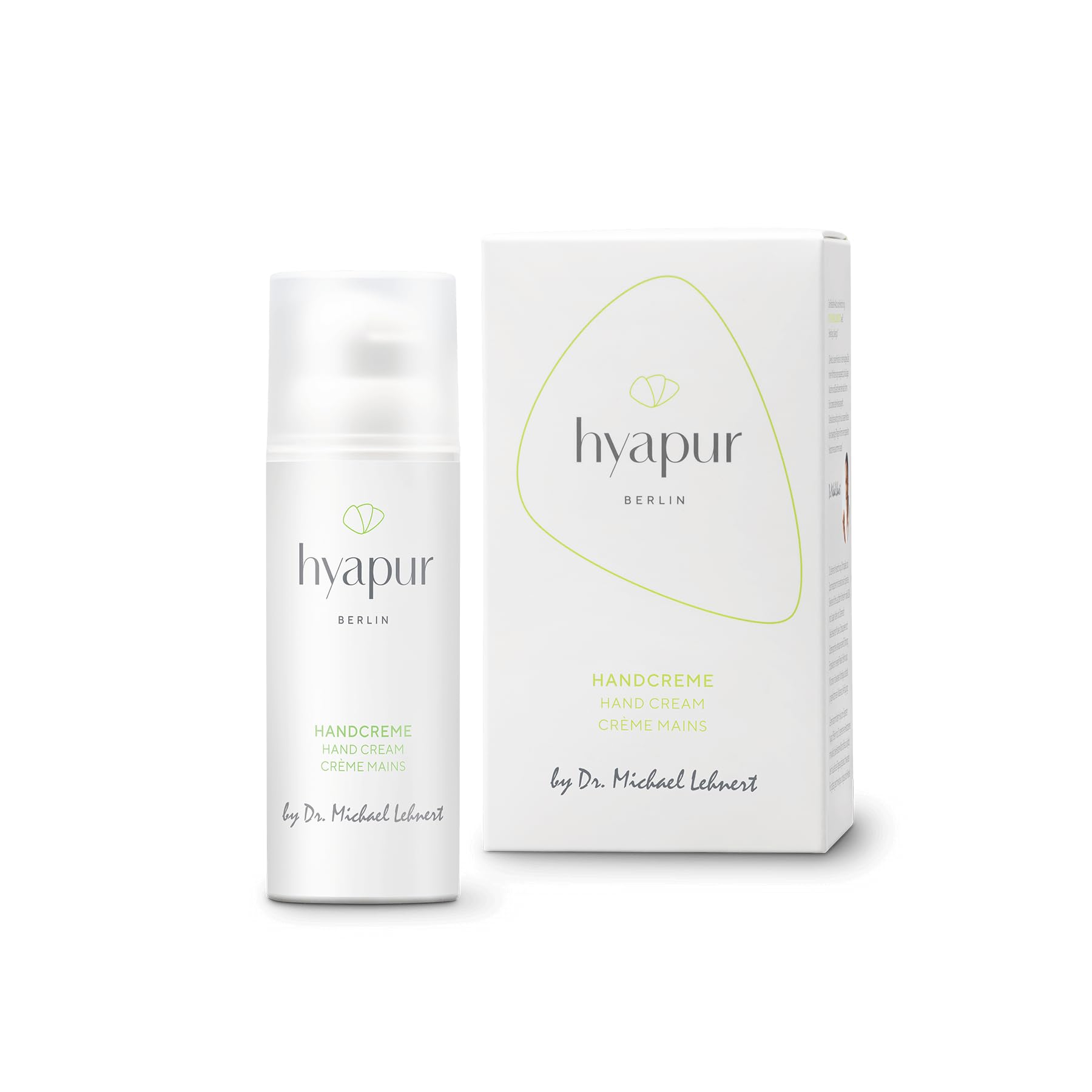 hyapur ® - Crema de manos Green Body & Hair de Dr. Lehnert, 50 ml con ácido hialurónico, para manos suaves y suaves