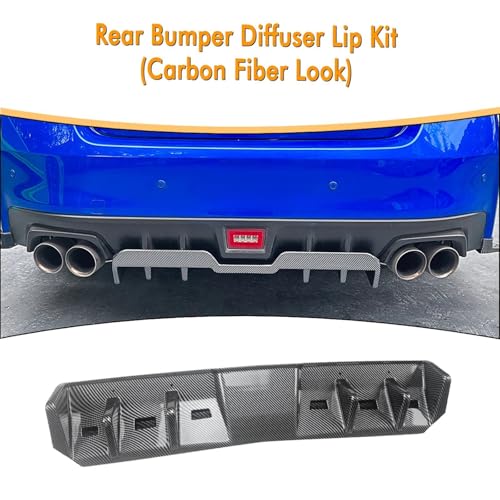 Difusor de parachoques trasero Subaru WRX VA labio divisor 2015-2021 5