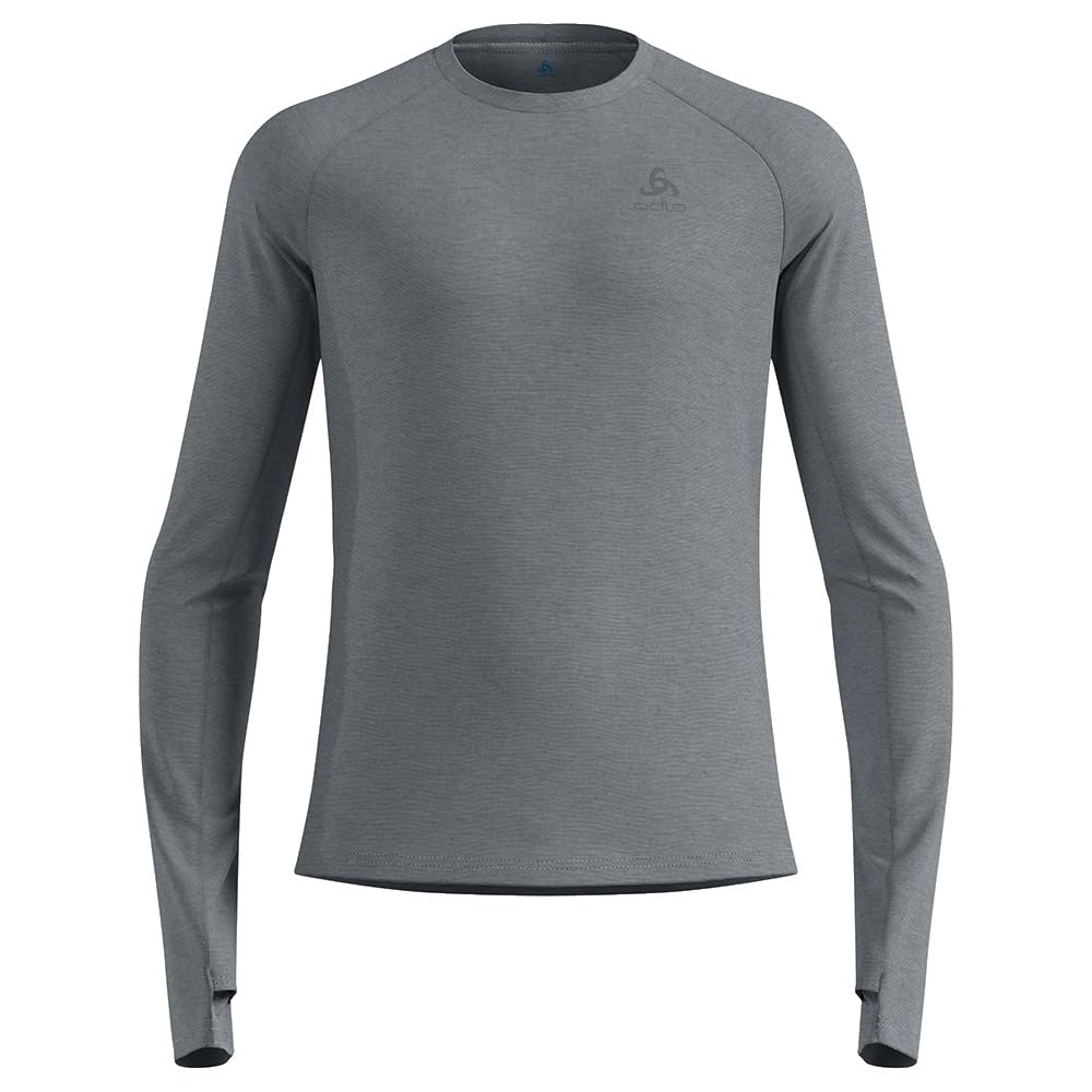 Odlo Herren X-Alp Pw 115 Longsleeve Laufbekleidung Laufshirt Grey Melange - Grau L