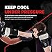 Kids Boxing Gloves for Kids Children Youth Punching Bag Kickboxing Muay Thai Mitts MMA Training Sparring Gloves (Black, 6 oz)
